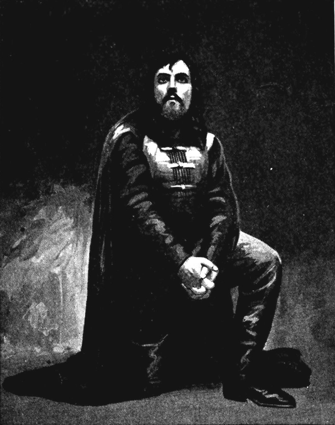 Baritone Maurice Renaud in costume as the Dutchman in Wagner's opera